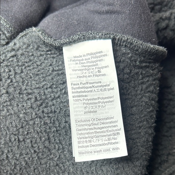 J.Crew women’s Sherpa snap pullover jacket size large - Picture 6 of 9